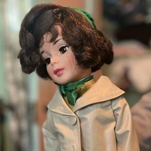 Madame Alexander Doll W:Cream Coat and Green Scarf you can offer for one or both